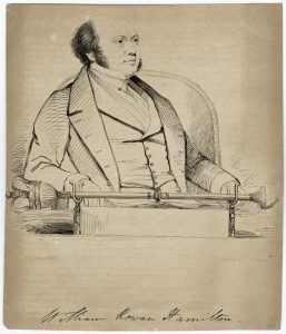 Drawing of a man sitting at a desk