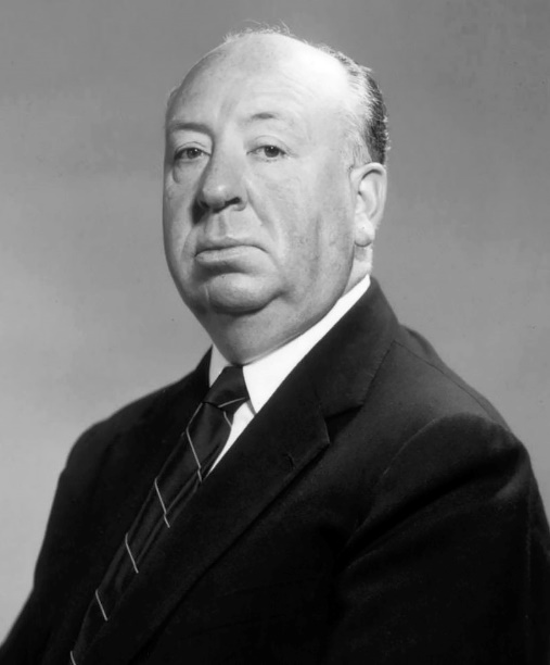 Sir Alfred Hitchcock: photo by Ante Brkan, Public Domain, via Wikimedia Commons